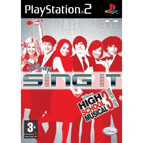 PS2 DISNEY SING IT HIGH SCHOOL MUSICAL 3 SENIOR YEAR - USADO